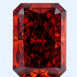 Diament laboratoryjny o barwie fantazyjnej radiant, 1.66ct, VVS2, Fancy Deep Orange, IGI LG677559311