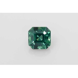 Szafir Asscher, 2.03 ct, TEAL, GIA 2235480073