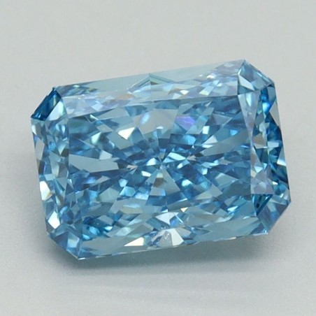 Diament laboratoryjny o barwie fantazyjnej radiant, 1.58ct, VVS2, Fancy Vivid Blue, IGI LG653450473
