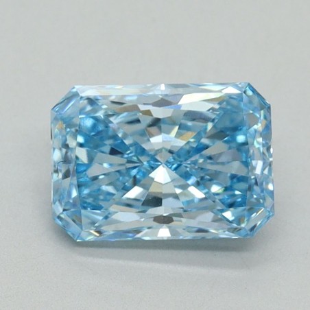Diament laboratoryjny o barwie fantazyjnej radiant, 1.58ct, VVS2, Fancy Vivid Blue, IGI LG636401563