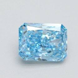 Diament laboratoryjny o barwie fantazyjnej radiant, 1.57ct, VVS2, Fancy Vivid Blue, IGI LG560224431