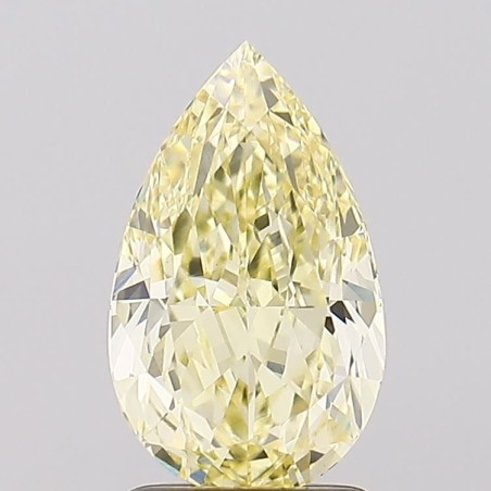Diament laboratoryjny o barwie fantazyjnej szlif gruszkowy, 2.03ct, VVS2, Fancy Yellow, IGI LG735542915