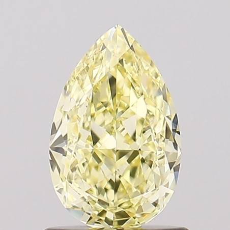 Diament laboratoryjny o barwie fantazyjnej szlif gruszkowy, 1.02ct, VVS2, Fancy Yellow, IGI LG737578463