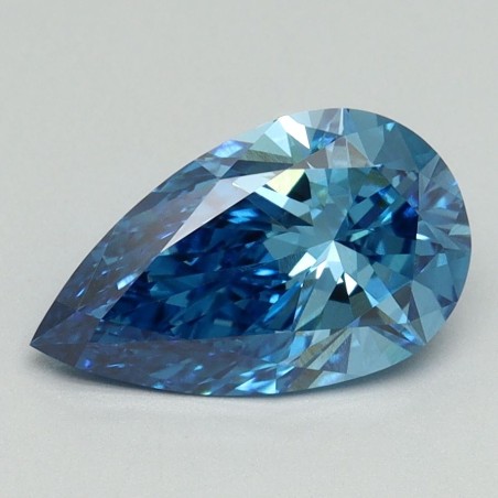 Diament laboratoryjny o barwie fantazyjnej szlif gruszkowy, 1.56ct, VVS2, Fancy Vivid Blue, IGI LG657423072