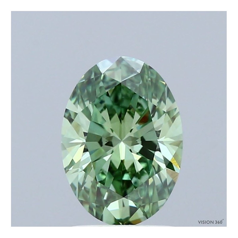 Diament laboratoryjny o barwie fantazyjnej szlif owalny, 1.5ct, VVS2, Fancy Vivid Green, IGI LG741529903 Diament laboratoryjny o barwie fantazyjnej szlif owalny, 1.5ct, VVS2, Fancy Vivid Green, IGI LG741529903