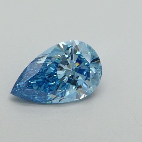 Diament laboratoryjny o barwie fantazyjnej szlif gruszkowy, 1.55ct, VVS2, Fancy Vivid Blue, IGI LG689558744