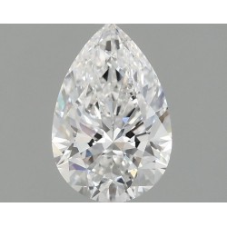Diament laboratoryjny bezbarwny szlif gruszkowy, 1.08ct, VVS2, D, IGI LG691544322