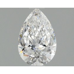 Diament laboratoryjny bezbarwny szlif gruszkowy, 1.08ct, VVS2, D, IGI LG674547454