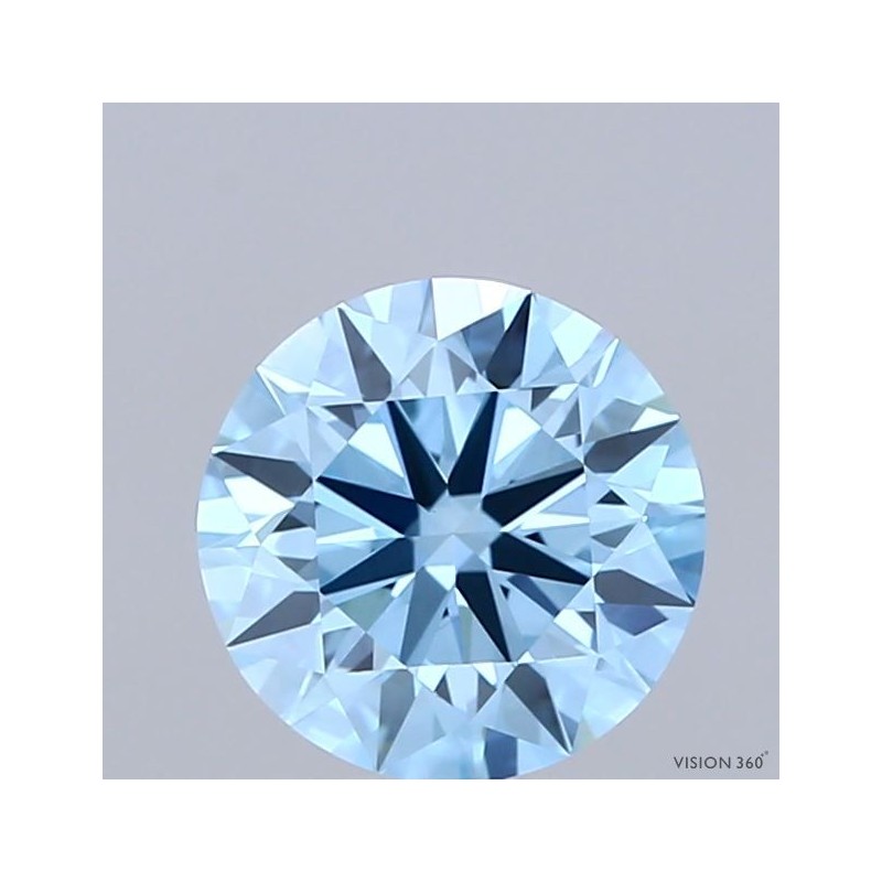 Diament laboratoryjny o barwie fantazyjnej szlif okrągły, 1.4ct, VVS2, Fancy Vivid Blue, IGI LG741514106 Diament laboratoryjny o barwie fantazyjnej szlif okrągły, 1.4ct, VVS2, Fancy Vivid Blue, IGI LG741514106