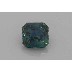 Szafir Asscher, 3.14 ct, TEAL, GIA 2225358433