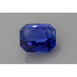 Szafir szlif szmaragdowy, 5.97 ct, BLUE, GIA 6402153346