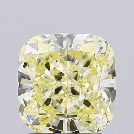 Diament laboratoryjny o barwie fantazyjnej szlif poduszkowy brylantowy, 2.21ct, VVS2, Fancy Intense Yellow, IGI LG636422417