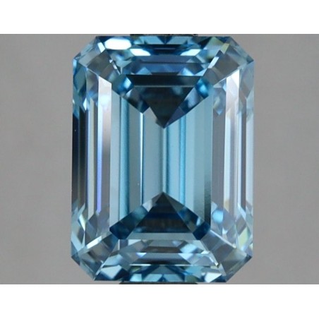Diament laboratoryjny o barwie fantazyjnej szlif szmaragdowy, 2.24ct, VVS2, Fancy Vivid Blue, IGI LG737501460
