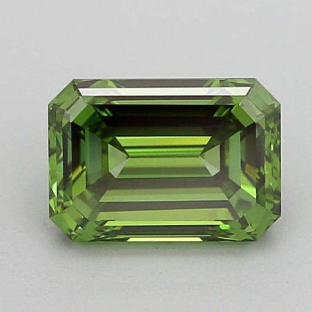 Diament laboratoryjny o barwie fantazyjnej szlif szmaragdowy, 1.83ct, VVS2, Fancy Vivid Green, IGI LG717598790