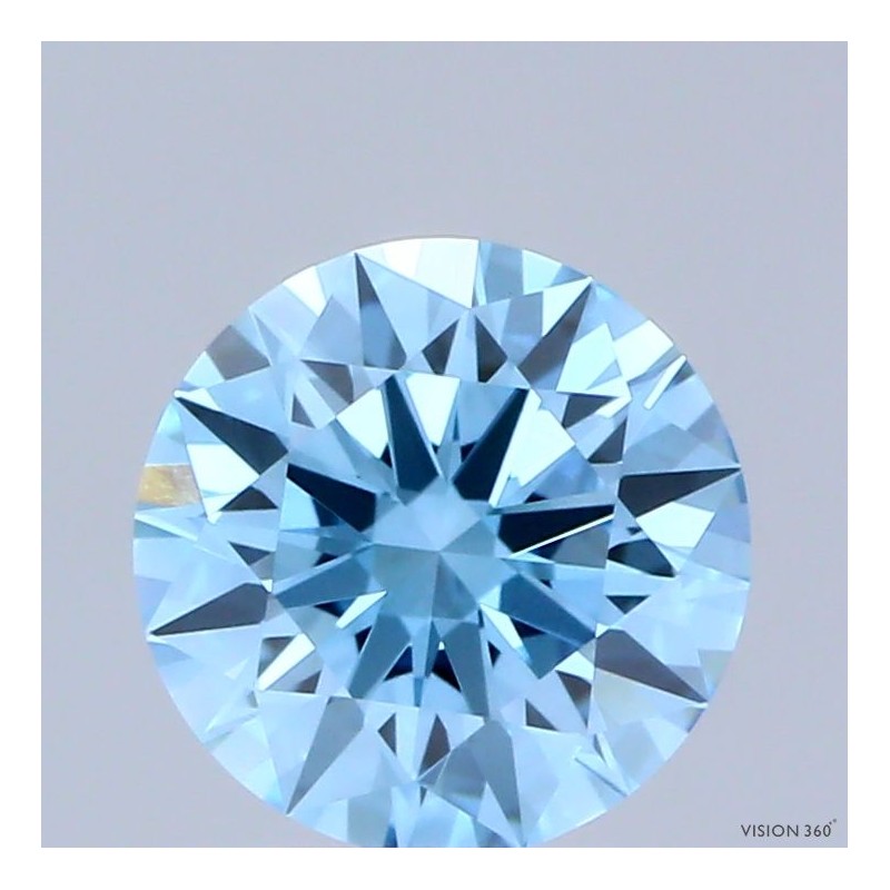 Diament laboratoryjny o barwie fantazyjnej szlif okrągły, 1.03ct, VVS2, Fancy Vivid Blue, IGI LG739526196 Diament laboratoryjny o barwie fantazyjnej szlif okrągły, 1.03ct, VVS2, Fancy Vivid Blue, IGI LG739526196