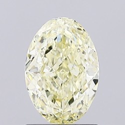 Diament laboratoryjny o barwie fantazyjnej szlif owalny, 1.11ct, VVS2, Fancy Yellow, IGI LG640476225