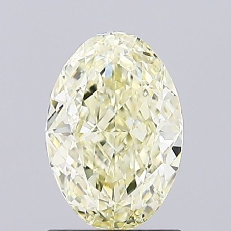Diament laboratoryjny o barwie fantazyjnej szlif owalny, 1.11ct, VVS2, Fancy Yellow, IGI LG640476225