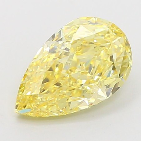 Diament laboratoryjny o barwie fantazyjnej szlif gruszkowy, 2.06ct, VVS2, Fancy Vivid Yellow, IGI LG655435924