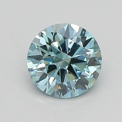 Diament laboratoryjny o barwie fantazyjnej szlif okrągły, 0.67ct, VVS2, Fancy Vivid Green, IGI LG607315757