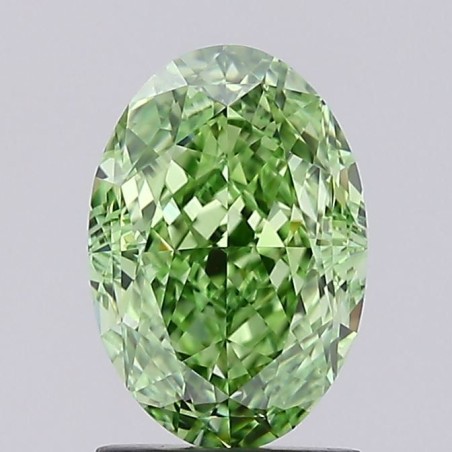 Diament laboratoryjny o barwie fantazyjnej szlif owalny, 2.03ct, VVS1, Fancy Vivid Green, IGI LG692594048