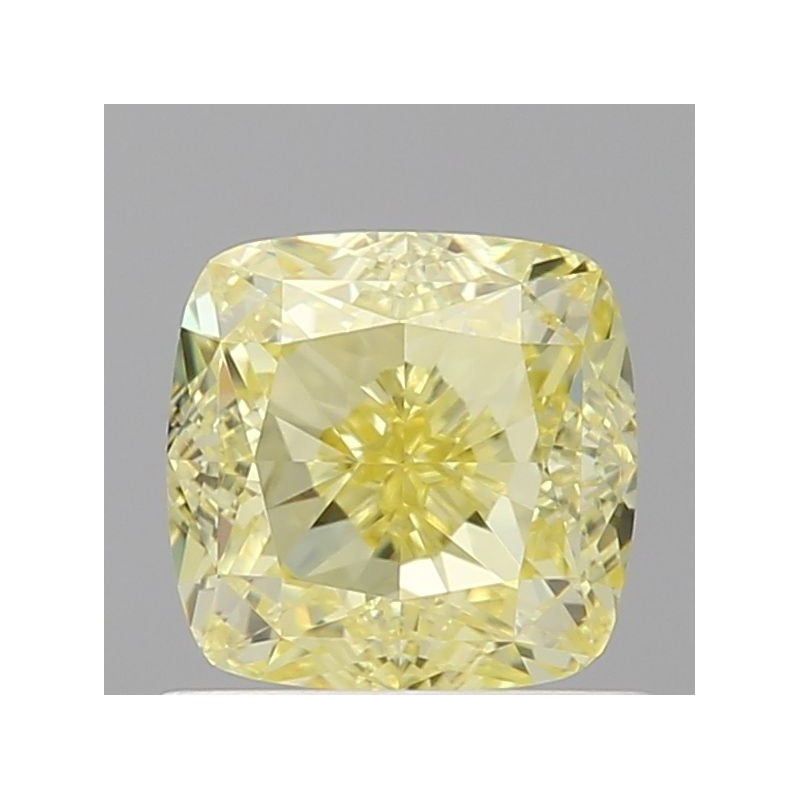 Diament o barwie fantazyjnej szlif poduszkowy modyfikowany, 0.9ct, VS1, Fancy Yellow, GIA 2527639540 Diament o barwie fantazyjnej szlif poduszkowy modyfikowany, 0.9ct, VS1, Fancy Yellow, GIA 2527639540