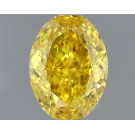 Diament laboratoryjny o barwie fantazyjnej szlif owalny, 1.15ct, VVS2, Fancy Vivid Yellow, IGI LG681544960