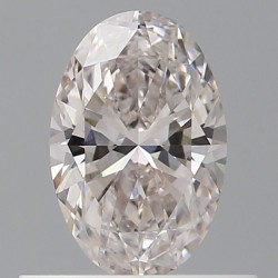 Diament o barwie fantazyjnej szlif owalny, 0.5ct, VS2, Very Light Pinkish Brown, GIA 3535125092