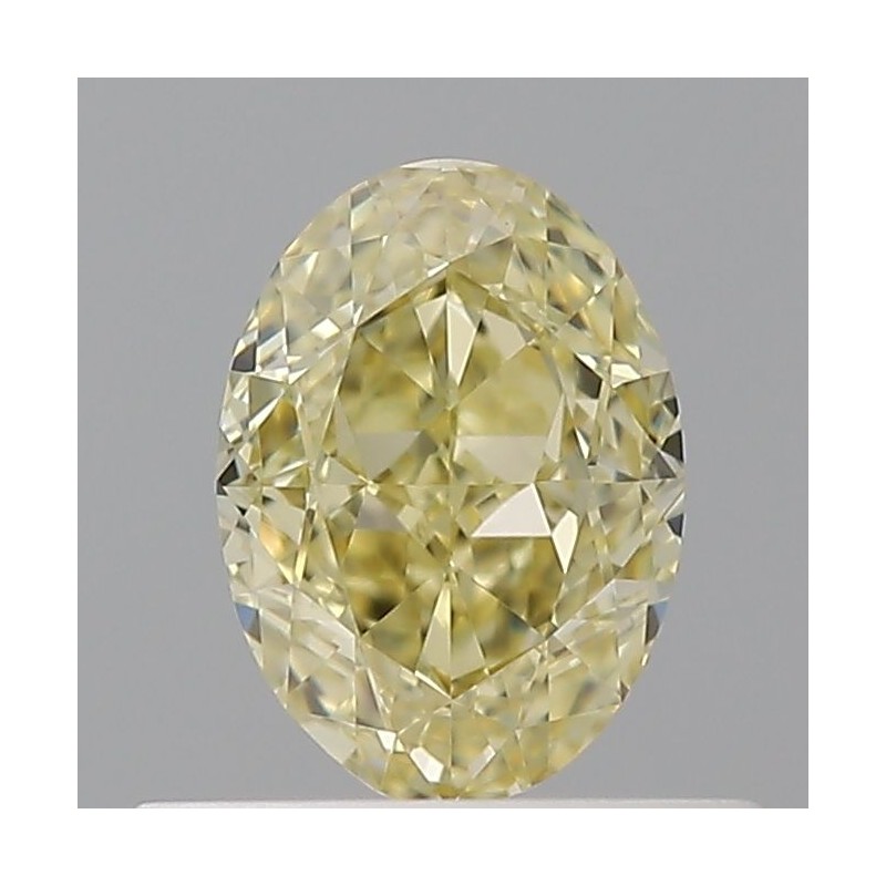 Diament o barwie fantazyjnej szlif owalny, 0.53ct, VVS1, Fancy Yellow, GIA 3525878172 Diament o barwie fantazyjnej szlif owalny, 0.53ct, VVS1, Fancy Yellow, GIA 3525878172