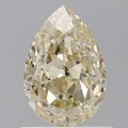 Diament o barwie fantazyjnej szlif gruszkowy, 1.07ct, VVS2, Fancy Light Yellow, GIA 5533004544