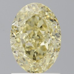 Diament o barwie fantazyjnej szlif owalny, 1.72ct, VS2, Fancy Yellow, GIA 7531005215