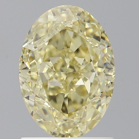 Diament o barwie fantazyjnej szlif owalny, 1.72ct, VS2, Fancy Yellow, GIA 7531005215