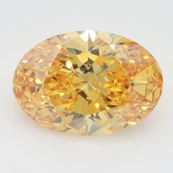 Diament laboratoryjny o barwie fantazyjnej szlif owalny, 2.77ct, VVS1, Fancy Vivid Yellow, IGI LG646458716