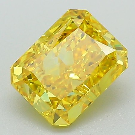 Diament laboratoryjny o barwie fantazyjnej radiant, 1.52ct, VVS2, Fancy Vivid Yellow, IGI LG606336167