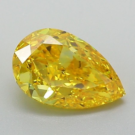 Diament laboratoryjny o barwie fantazyjnej szlif gruszkowy, 1.74ct, VVS1, Fancy Vivid Yellow, IGI LG657438771