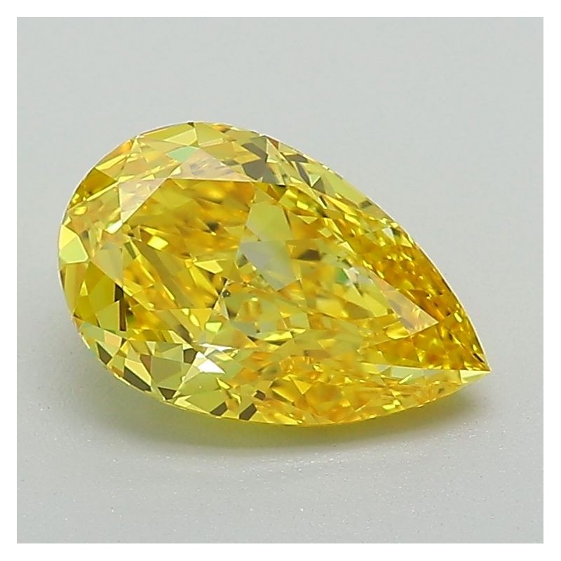 Diament laboratoryjny o barwie fantazyjnej szlif gruszkowy, 1.58ct, VVS2, Fancy Vivid Yellow, IGI LG657438803 Diament laboratoryjny o barwie fantazyjnej szlif gruszkowy, 1.58ct, VVS2, Fancy Vivid Yellow, IGI LG657438803