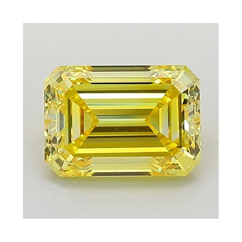 Diament laboratoryjny o barwie fantazyjnej szlif szmaragdowy, 1.26ct, VVS2, Fancy Vivid Yellow, IGI LG657439109 Diament laboratoryjny o barwie fantazyjnej szlif szmaragdowy, 1.26ct, VVS2, Fancy Vivid Yellow, IGI LG657439109