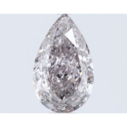 Diament o barwie fantazyjnej szlif gruszkowy, 0.72ct, SI1, Fancy Pink, GIA 5536312378