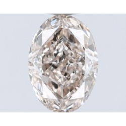 Diament o barwie fantazyjnej szlif owalny, 0.5ct, VS2, Fancy Light Brown, GIA 6532312060