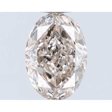 Diament o barwie fantazyjnej szlif owalny, 0.5ct, VS2, Fancy Light Brown, GIA 6532312060