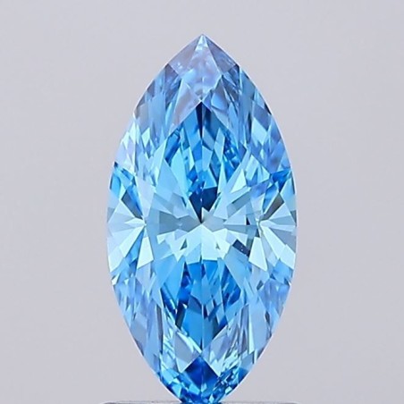 Diament laboratoryjny o barwie fantazyjnej markiza, 1.07ct, VVS2, Fancy Vivid Blue, IGI LG719584266