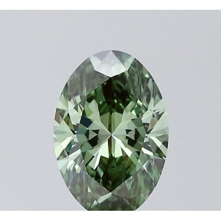 Diament laboratoryjny o barwie fantazyjnej szlif owalny, 1.58ct, VVS2, Fancy Vivid Green, IGI LG720596684