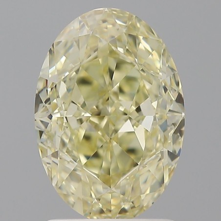 Diament o barwie fantazyjnej szlif owalny, 1.82ct, VS1, Fancy Light Yellow, GIA 7533139933