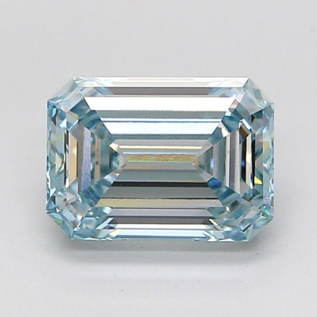Diament laboratoryjny o barwie fantazyjnej szlif szmaragdowy, 2.05ct, VVS2, Fancy Green, IGI LG732542706