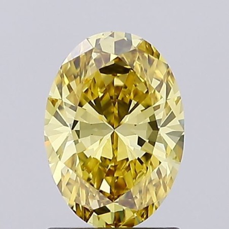 Diament laboratoryjny o barwie fantazyjnej szlif owalny, 1.09ct, VVS2, Fancy Intense Yellow, IGI LG732569133