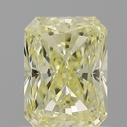 Diament o barwie fantazyjnej radiant, 0.71ct, VVS2, Fancy Light Yellow, GIA 7531139880
