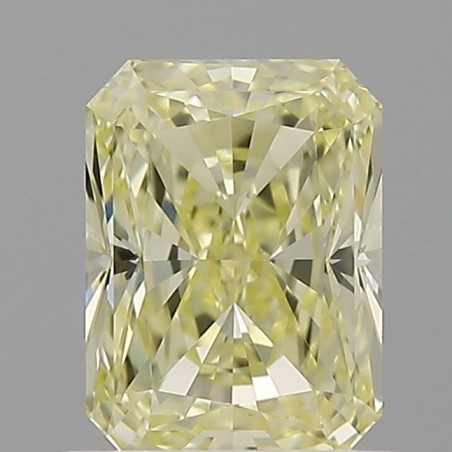 Diament o barwie fantazyjnej radiant, 0.71ct, VVS2, Fancy Light Yellow, GIA 7531139880