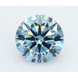 Diament laboratoryjny o barwie fantazyjnej szlif okrągły, 2.72ct, VVS2, Fancy Vivid Blue, IGI LG715570686