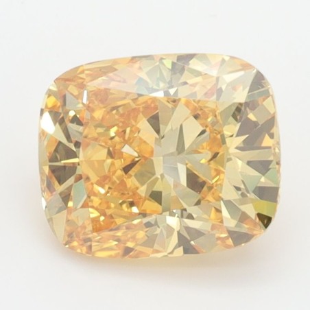 Diament laboratoryjny o barwie fantazyjnej szlif poduszkowy brylantowy, 2.03ct, VVS2, Fancy Vivid Yellow, IGI LG647467990