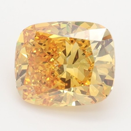 Diament laboratoryjny o barwie fantazyjnej szlif poduszkowy brylantowy, 2.01ct, VVS1, Fancy Vivid Yellow, IGI LG648496693