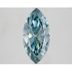Diament laboratoryjny o barwie fantazyjnej markiza, 2.15ct, VVS1, Fancy Vivid Blue, IGI LG697506791